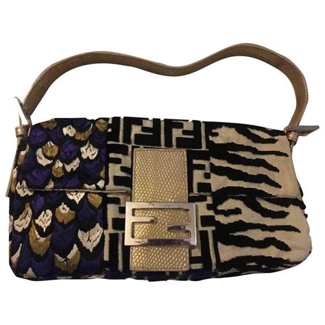 borse a mano fendi velluto multicolore|Clutch e pochette online .